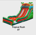 Tropical Rush #7 — Dual Lane Wet Water Slide
