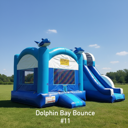 Dolphin Bay Bounce #11 — Wet/Dry Combo Inflatable